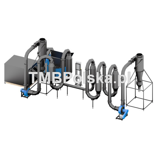 Aerodynamiczna Suszarnia dwuobwodowa do Trocin SA-800