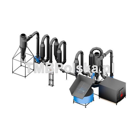 Aerodynamiczna Suszarnia dwuobwodowa do Trocin SA-800