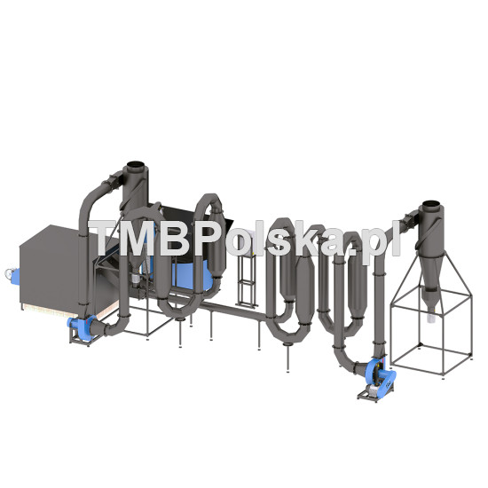 Aerodynamiczna Suszarnia dwuobwodowa do Trocin SA-800 PRO