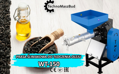 Łatwe tłoczenie oleju słonecznikowego z praską do oleju TMB